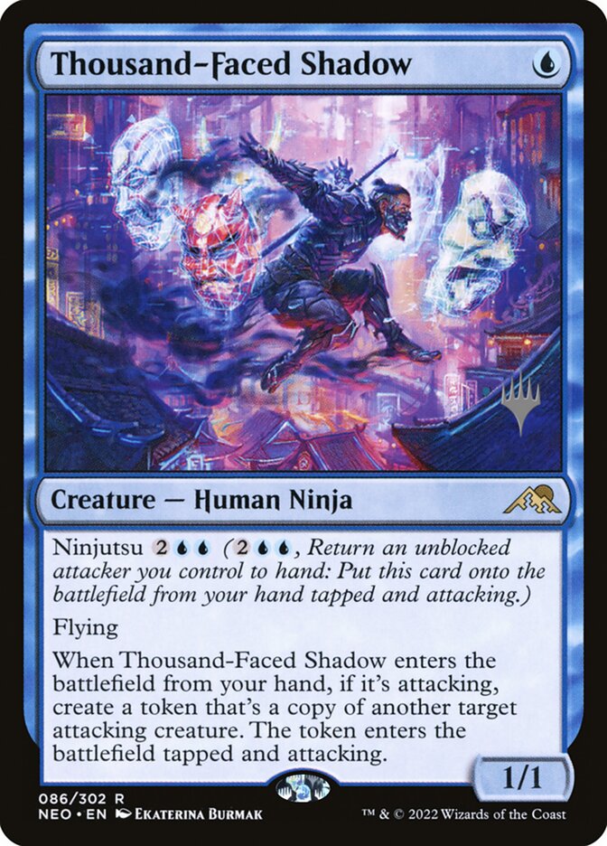 Thousand-Faced Shadow PNEO-86P Kamigawa: Neon Dynasty Promos Magic card