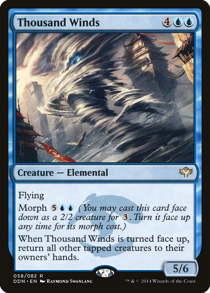 Thousand Winds DDN-58 Duel Decks: Speed vs. Cunning Magic card