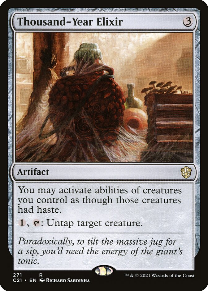 Thousand-Year Elixir C21-271 Commander 2021 Magic card