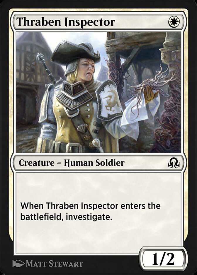 Thraben Inspector SIR-51 Shadows over Innistrad Remastered Magic card
