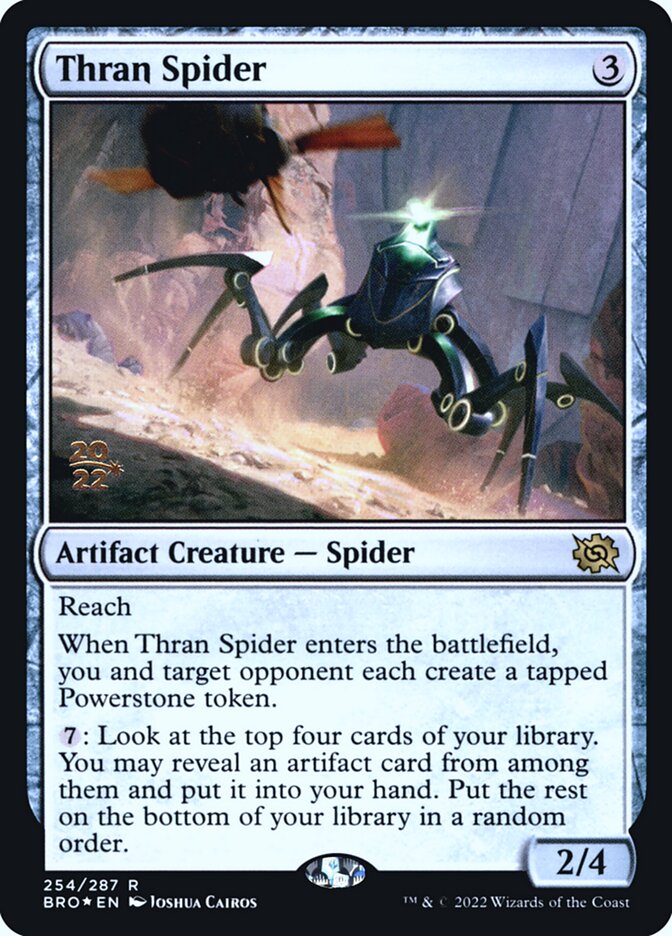 Thran Spider PBRO-254S The Brothers' War Promos Magic card