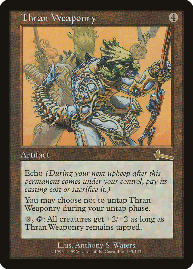 Thran Weaponry ULG-135 Urza's Legacy Magic card