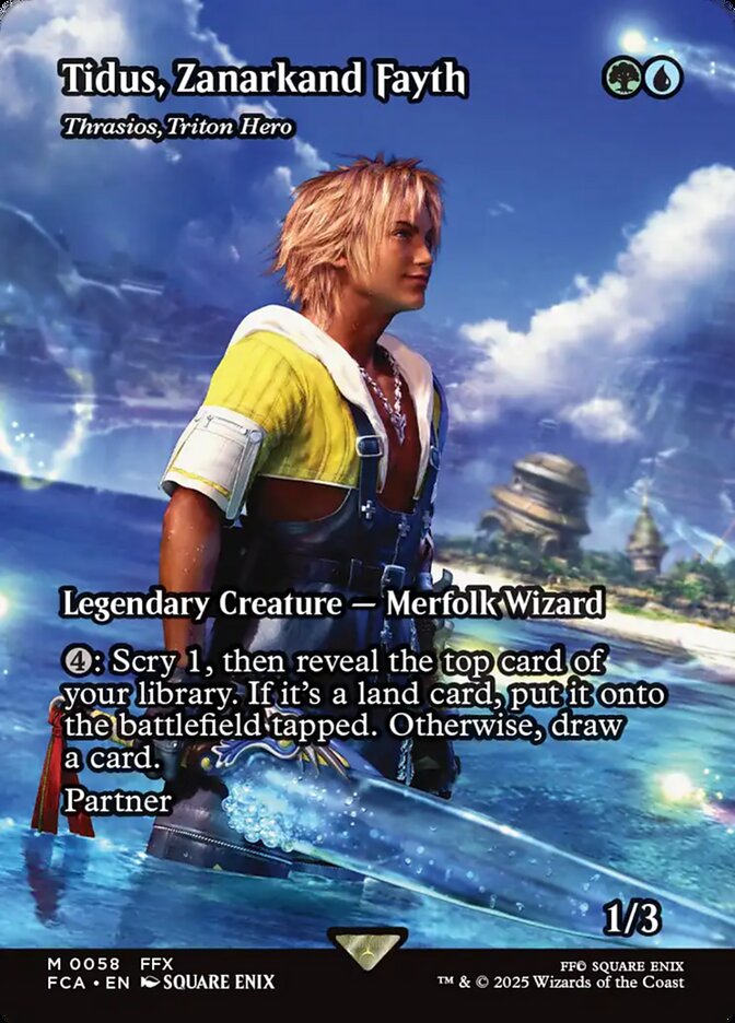 Thrasios, Triton Hero FCA-58 Final Fantasy: Through the Ages Magic card
