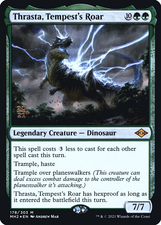 Thrasta, Tempest's Roar PMH2-178S Modern Horizons 2 Promos Magic card