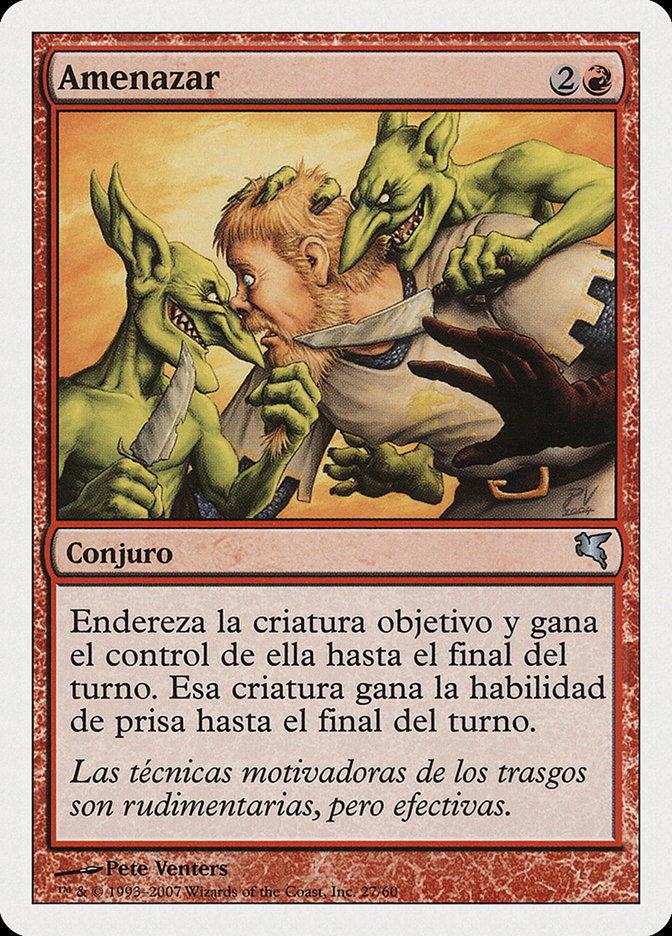 Threaten PSAL-I27 Salvat 2005 Magic card