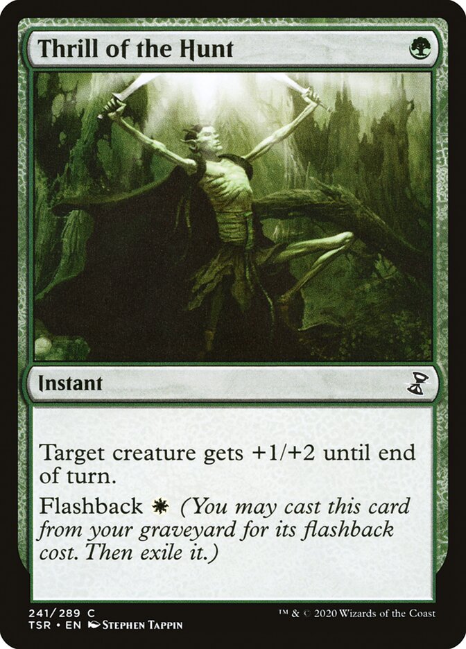 Thrill of the Hunt TSR-241 Time Spiral Remastered Magic card