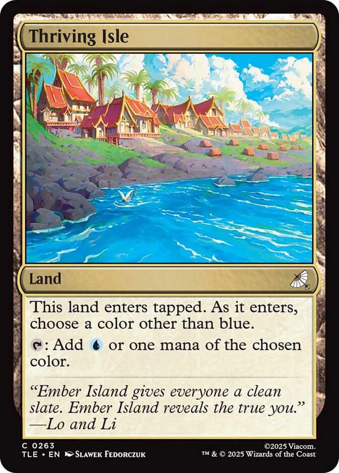 Thriving Isle TLE-263 Avatar: The Last Airbender Eternal Magic card
