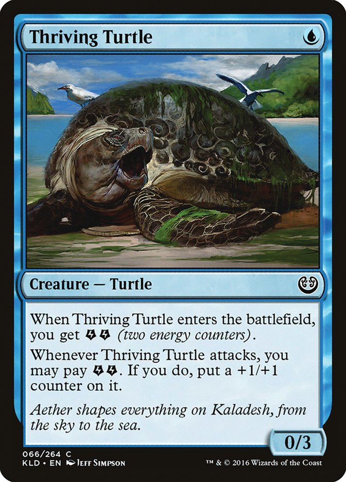 Thriving Turtle KLD-66 Kaladesh Magic card