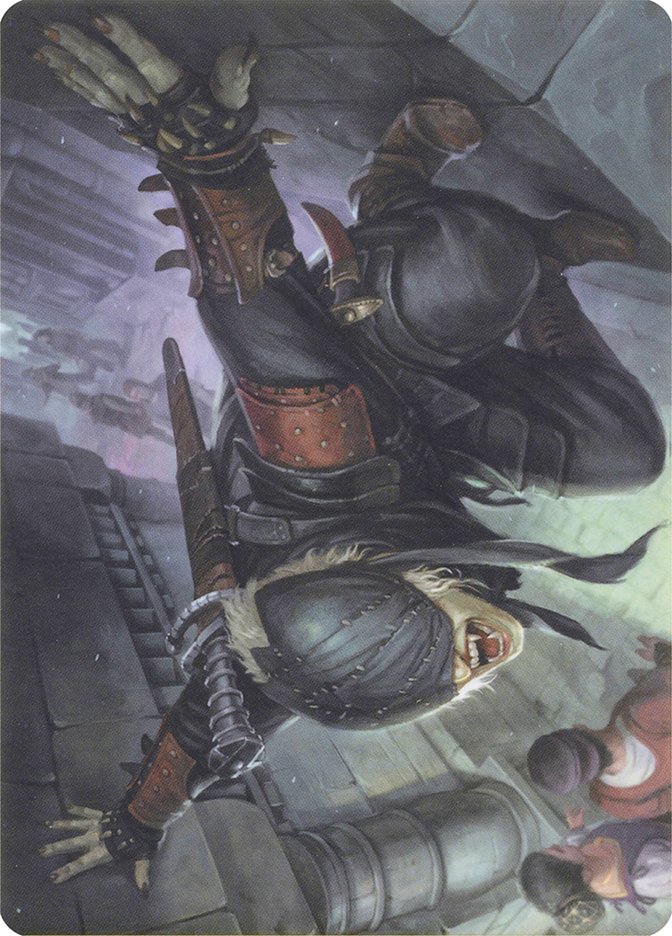 Throatseeker // Throatseeker AMH1-20 Modern Horizons Art Series Magic card