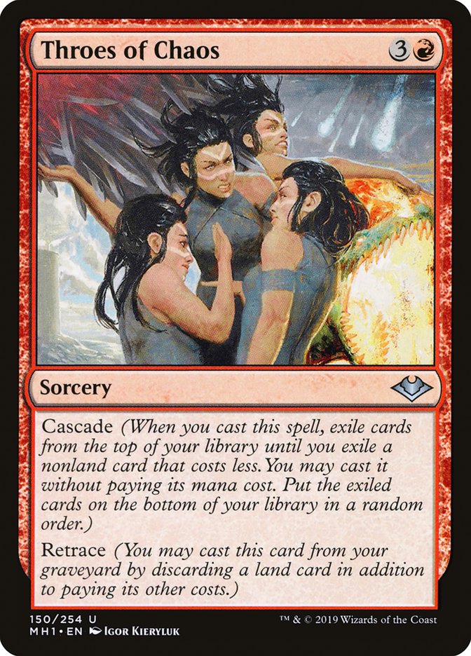 Throes of Chaos MH1-150 Modern Horizons Magic card