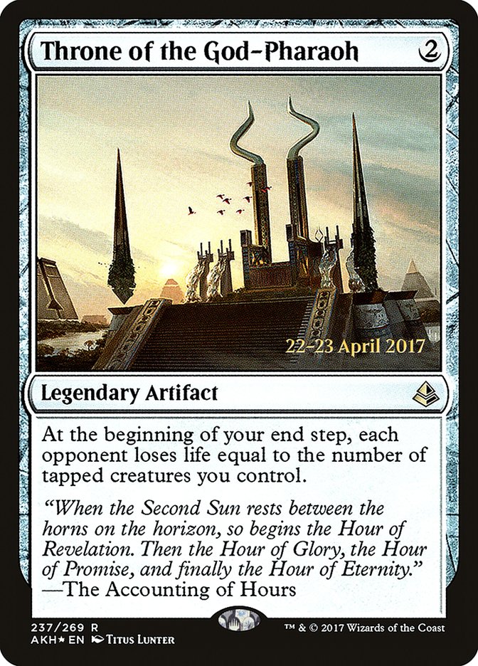 Throne of the God-Pharaoh PAKH-237S Amonkhet Promos Magic card