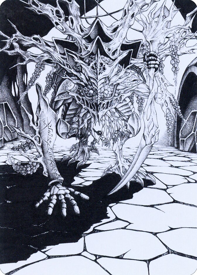 Thrun, Breaker of Silence // Thrun, Breaker of Silence AONE-76 Phyrexia: All Will Be One Art Series Magic card