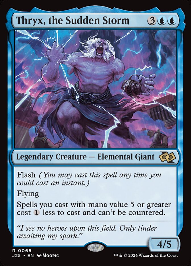 Thryx, the Sudden Storm J25-65 Foundations Jumpstart Magic card