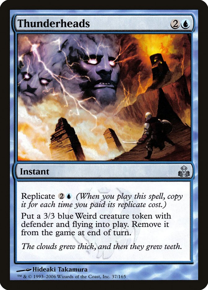 Thunderheads GPT-37 Guildpact Magic card