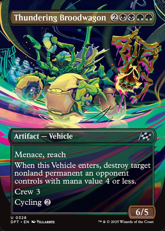 Thundering Broodwagon DFT-328 Aetherdrift Magic card