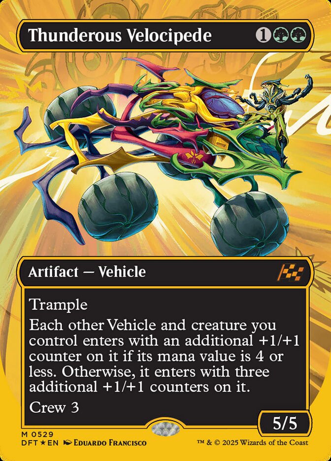 Thunderous Velocipede DFT-529 Aetherdrift Magic card