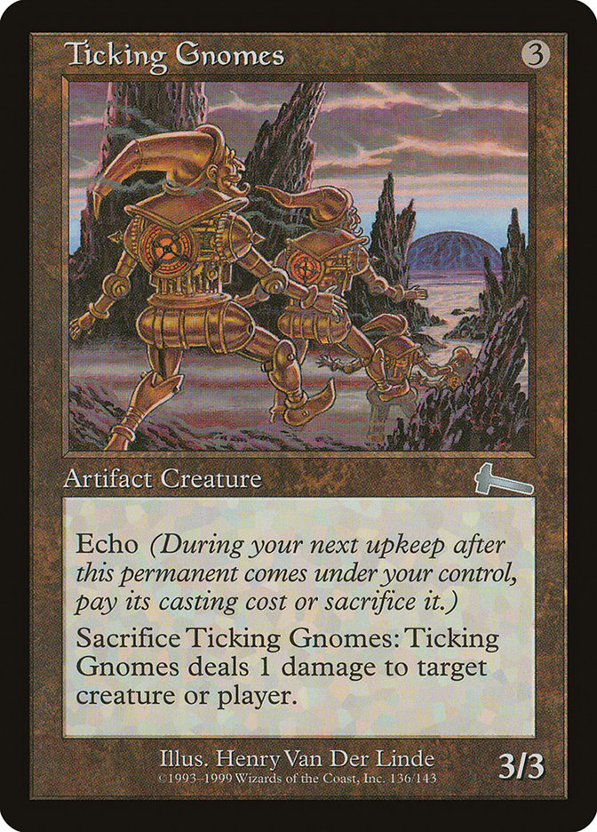 Ticking Gnomes ULG-136 Urza's Legacy Magic card