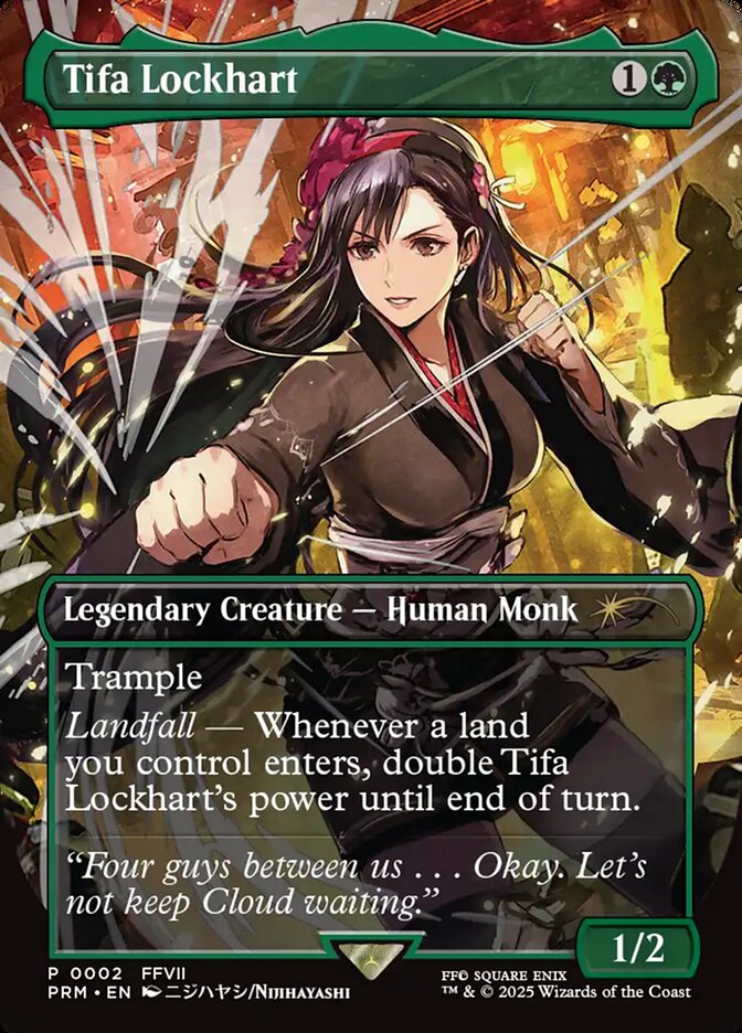 Tifa Lockhart PF25-9 MagicFest 2025 Magic card