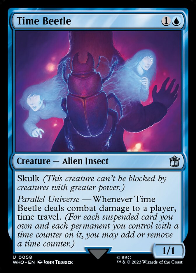 Time Beetle WHO-58 Doctor Who Magic card