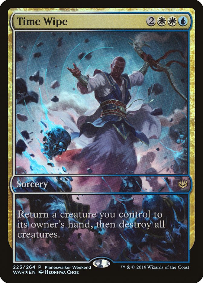 Time Wipe PWAR-223 War of the Spark Promos Magic card