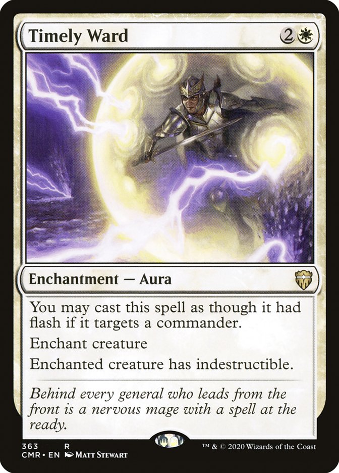 Timely Ward CMR-363 Commander Legends Magic card