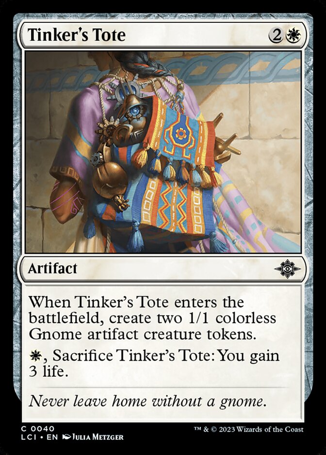 Tinker's Tote LCI-40 The Lost Caverns of Ixalan Magic card
