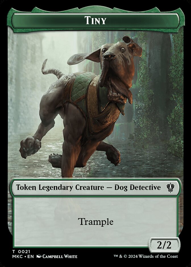 Tiny TMKC-21 Murders at Karlov Manor Commander Tokens Magic card