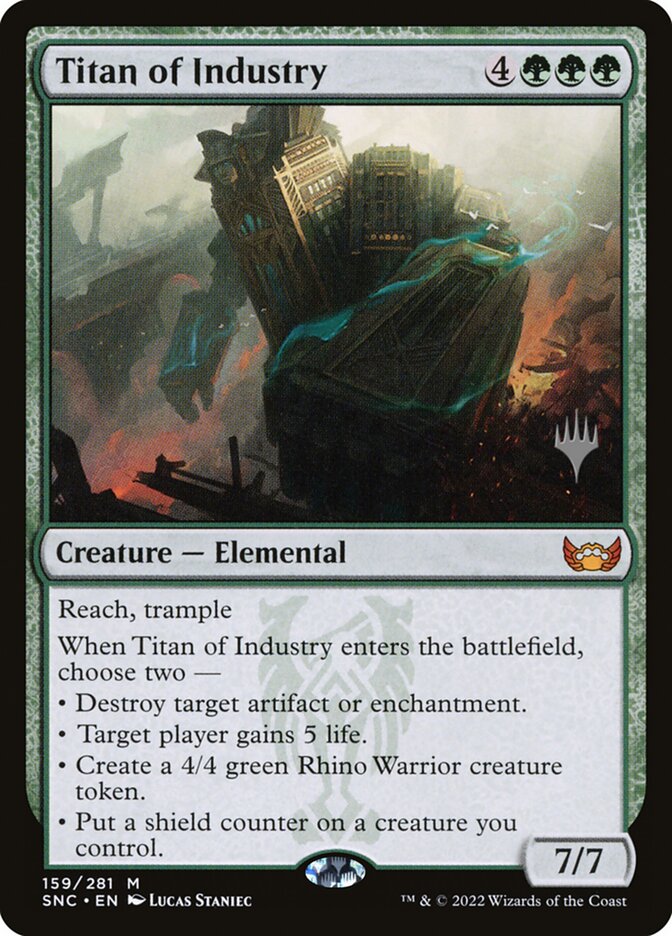 Titan of Industry PSNC-159P Streets of New Capenna Promos Magic card