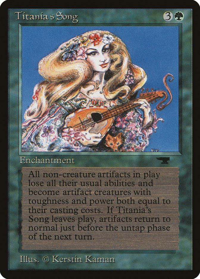 Titania's Song ATQ-35 Antiquities Magic card