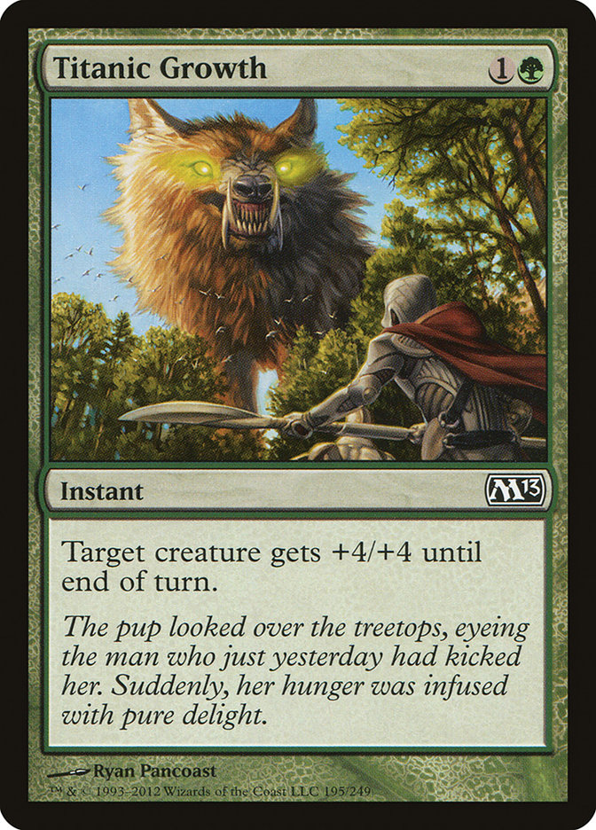 Titanic Growth M13-195 Magic 2013 Magic card