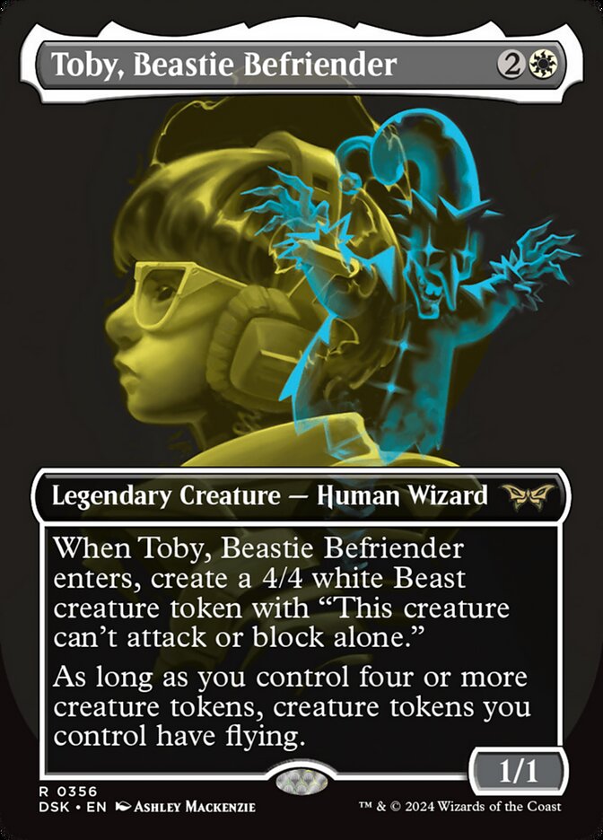 Toby, Beastie Befriender DSK-356 Duskmourn: House of Horror Magic card