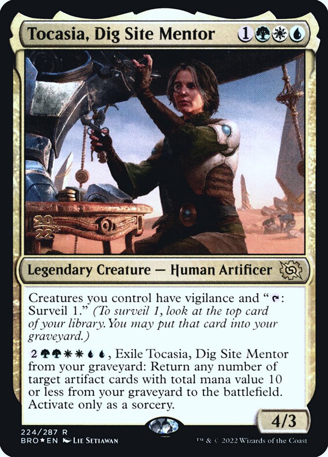 Tocasia, Dig Site Mentor PBRO-224S The Brothers' War Promos Magic card