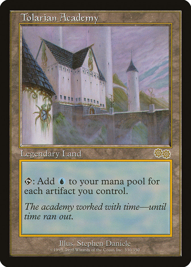 Tolarian Academy USG-330 Urza's Saga Magic card