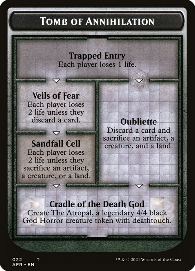 Tomb of Annihilation OAFR-22 Forgotten Realms Oversized Cards Magic card