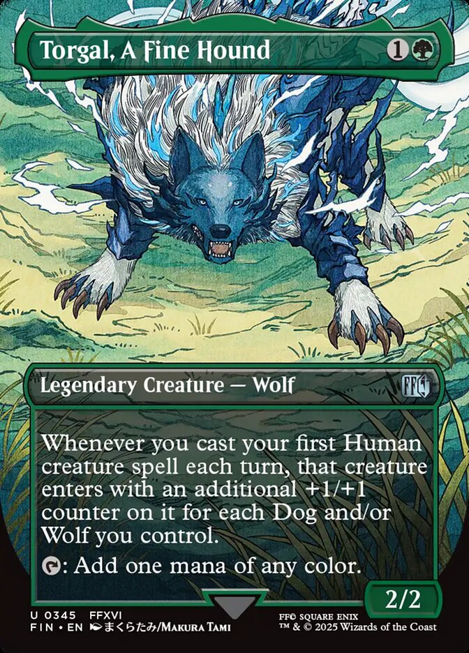 Torgal, A Fine Hound FIN-345 Final Fantasy Magic card