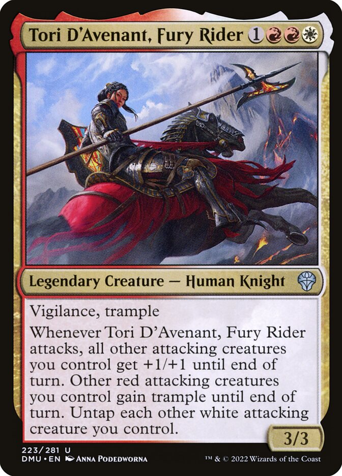 Tori D'Avenant, Fury Rider DMU-223 Dominaria United Magic card