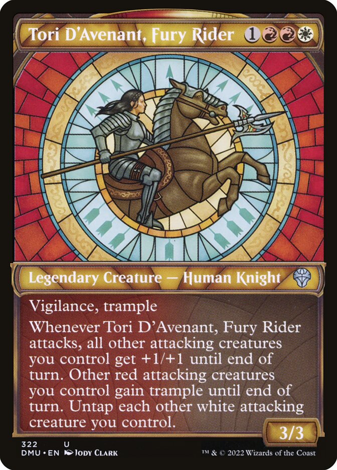 Tori D'Avenant, Fury Rider DMU-322 Dominaria United Magic card