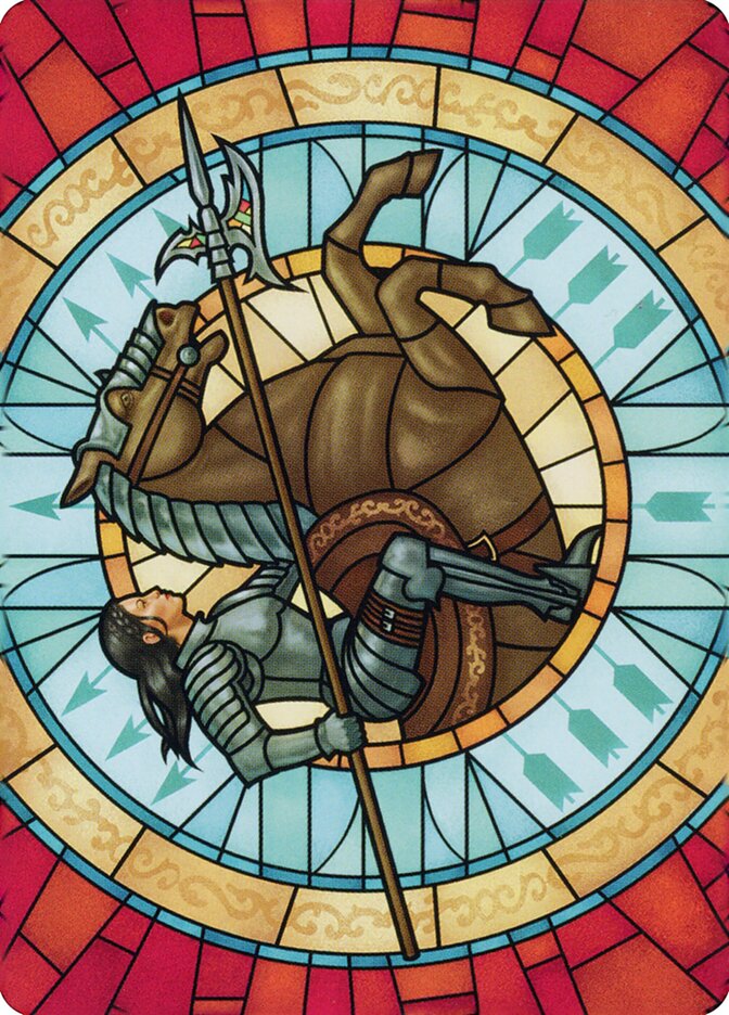 Tori D'Avenant, Fury Rider // Tori D'Avenant, Fury Rider ADMU-78 Dominaria United Art Series Magic card