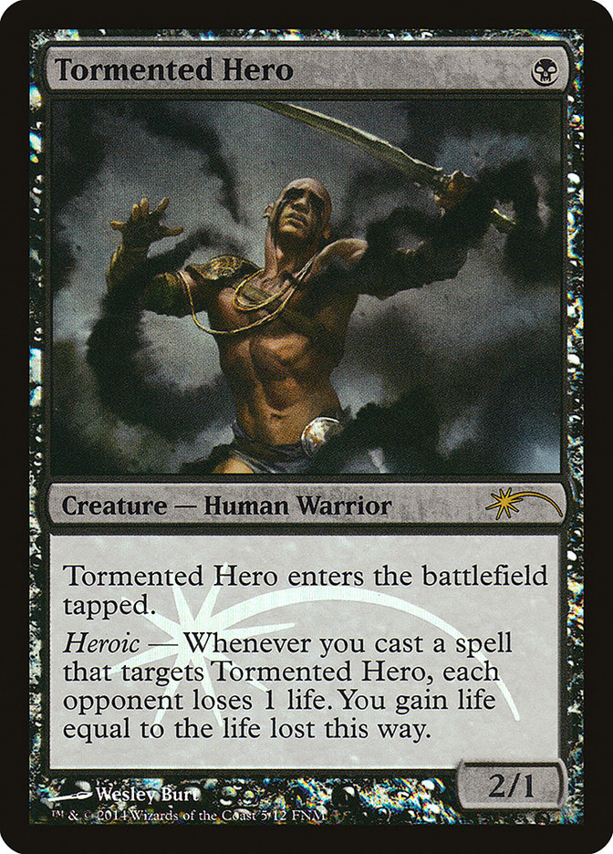 Tormented Hero F14-5 Friday Night Magic 2014 Magic card