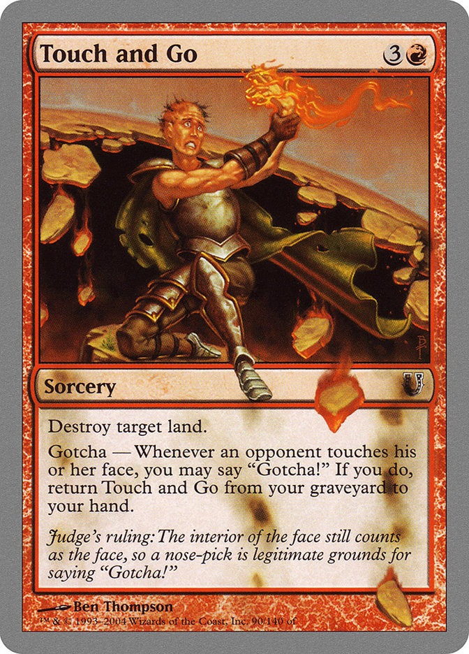 Touch and Go UNH-90 Unhinged Magic card