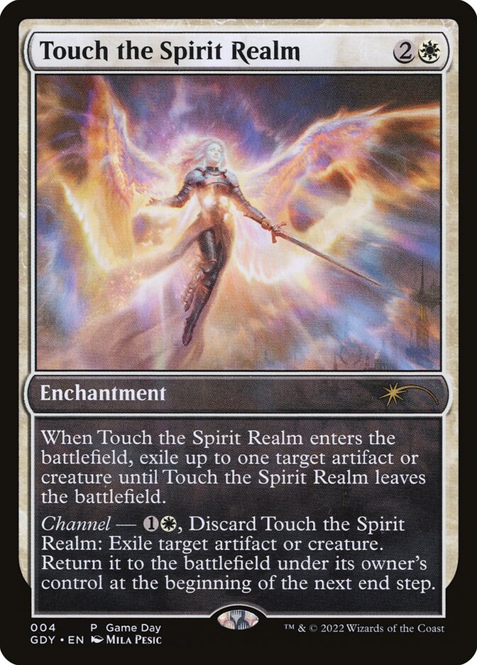 Touch the Spirit Realm GDY-4 Game Day Promos Magic card
