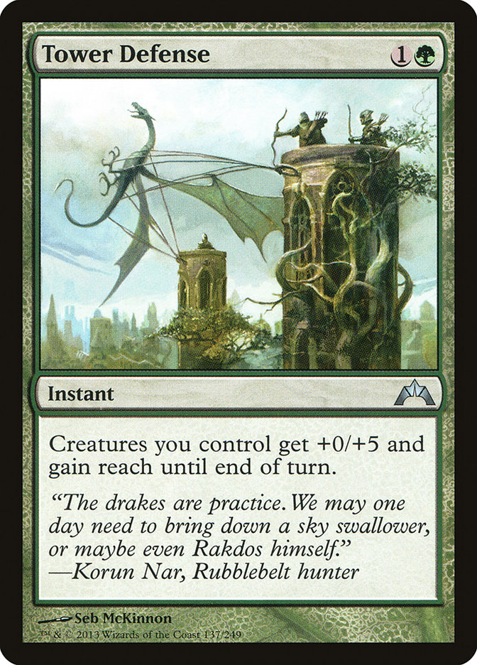 Tower Defense GTC-137 Gatecrash Magic card