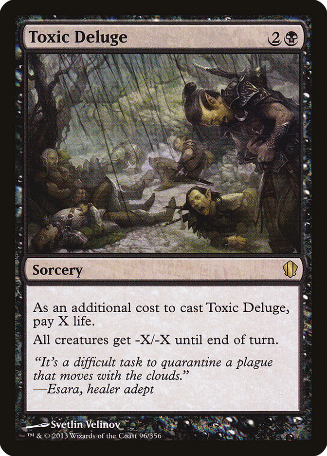 Toxic Deluge C13-96 Commander 2013 Magic card
