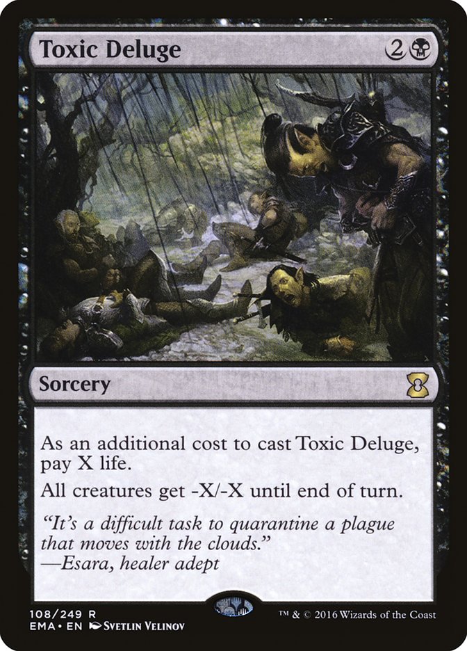 Toxic Deluge EMA-108 Eternal Masters Magic card