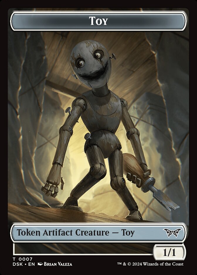 Toy TDSK-7 Duskmourn: House of Horror Tokens Magic card