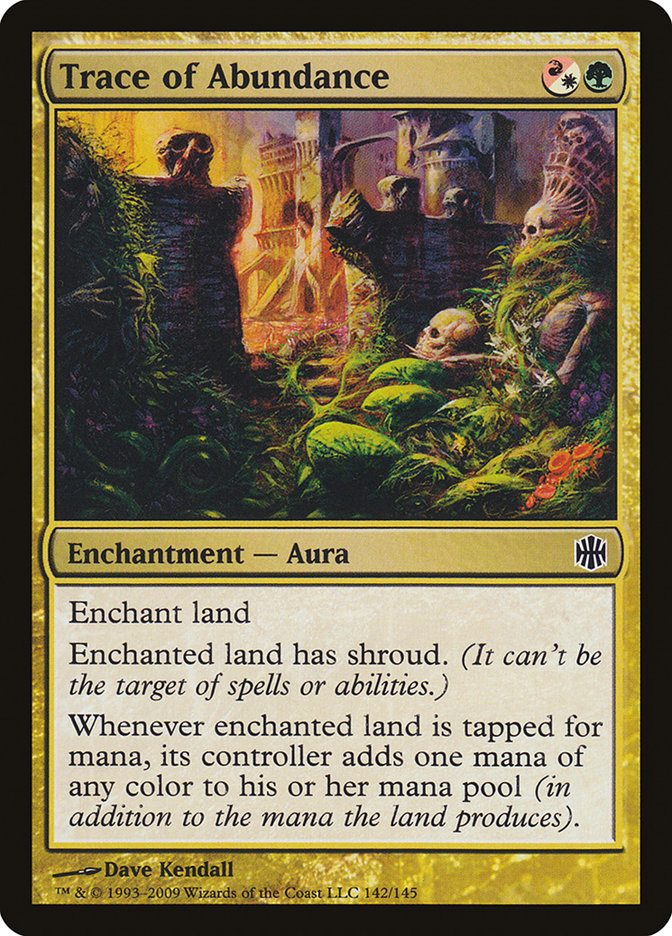 Trace of Abundance ARB-142 Alara Reborn Magic card