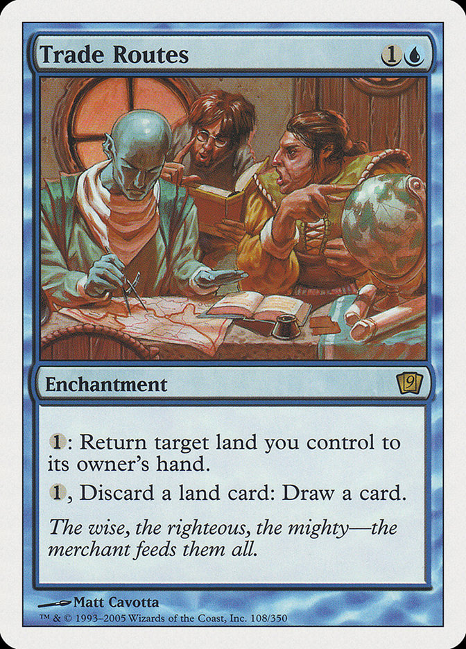 Trade Routes 9ED-108 Ninth Edition Magic card