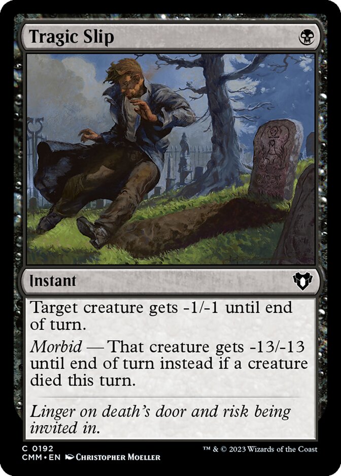 Tragic Slip CMM-192 Commander Masters Magic card