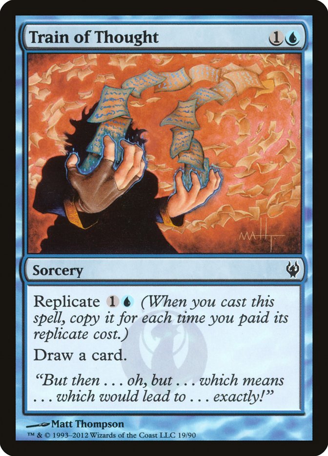 Train of Thought DDJ-19 Duel Decks: Izzet vs. Golgari Magic card