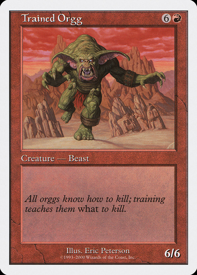 Trained Orgg S00-37 Starter 2000 Magic card
